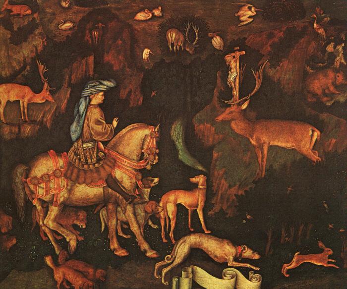 Antonio Pisanello The Vision of St.Eustace Sweden oil painting art